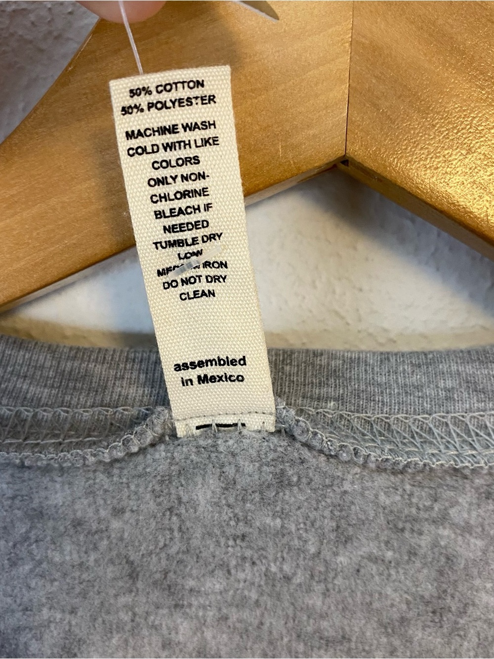 Let Love Be Genuine Bible Verse Romans Grey Crewneck Pullover NWT Womens Medium - Picture 4 of 7